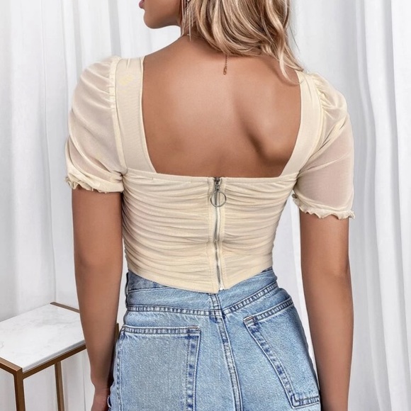 Square Neck Blouse - Picture 3 of 3